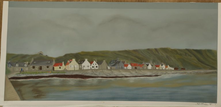 The village of Crovie, perched on the cusp between land and sea