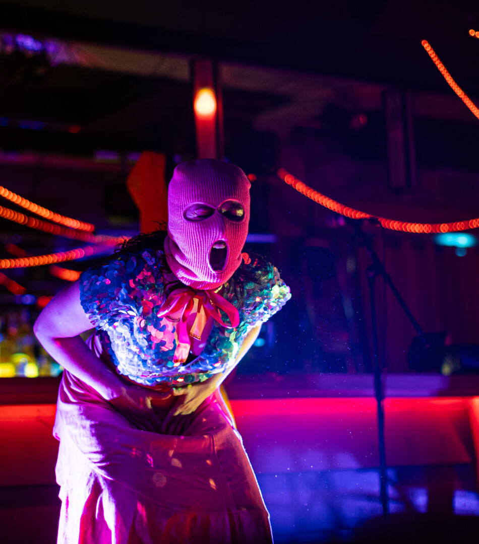 A production photograph from 